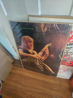Randy Rhoads vintage poster 1982