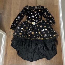 Girls Celestial Witch Halloween Costume Dress