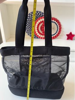 Black Target Beach Pool Tote Bag