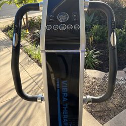 Vibra Therapy Platinum Vibration Machine with handles and straps- Like New!