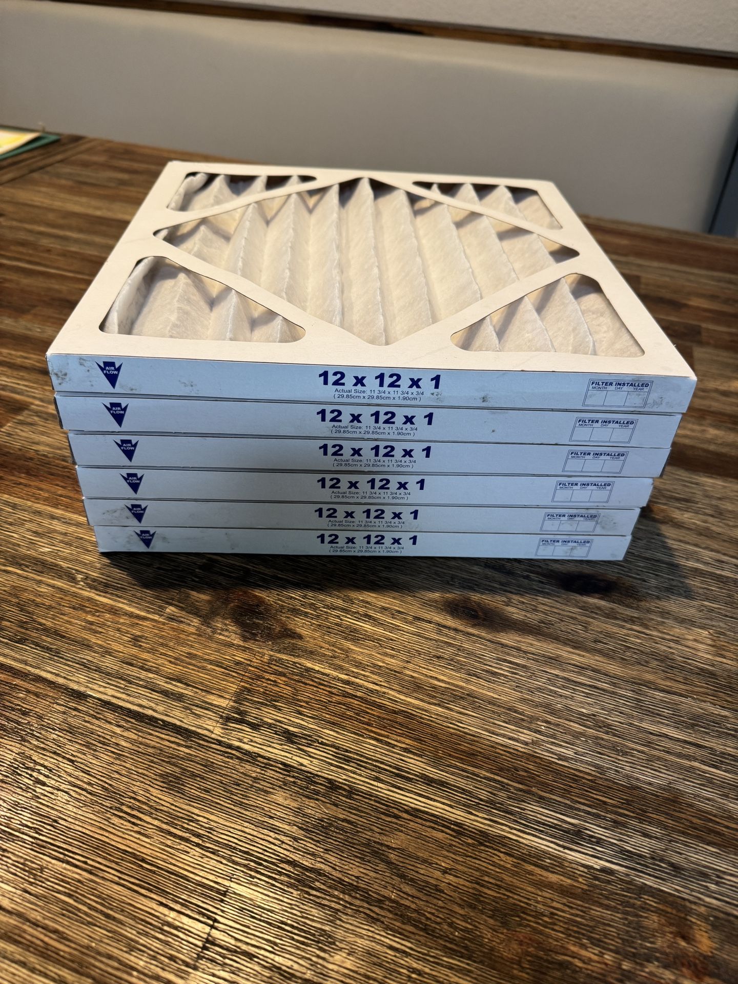 Brand New 12x12x1 Home Air Filters