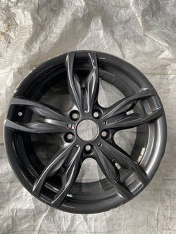 (1 Used Rim) 18x7.5 BMW 228i, 230i, M235i, M240i Dark Charcoal Wheel Rim (contact info removed)7413