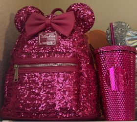 Disney Parks Magenta Sequin Loungefly 🩷✨