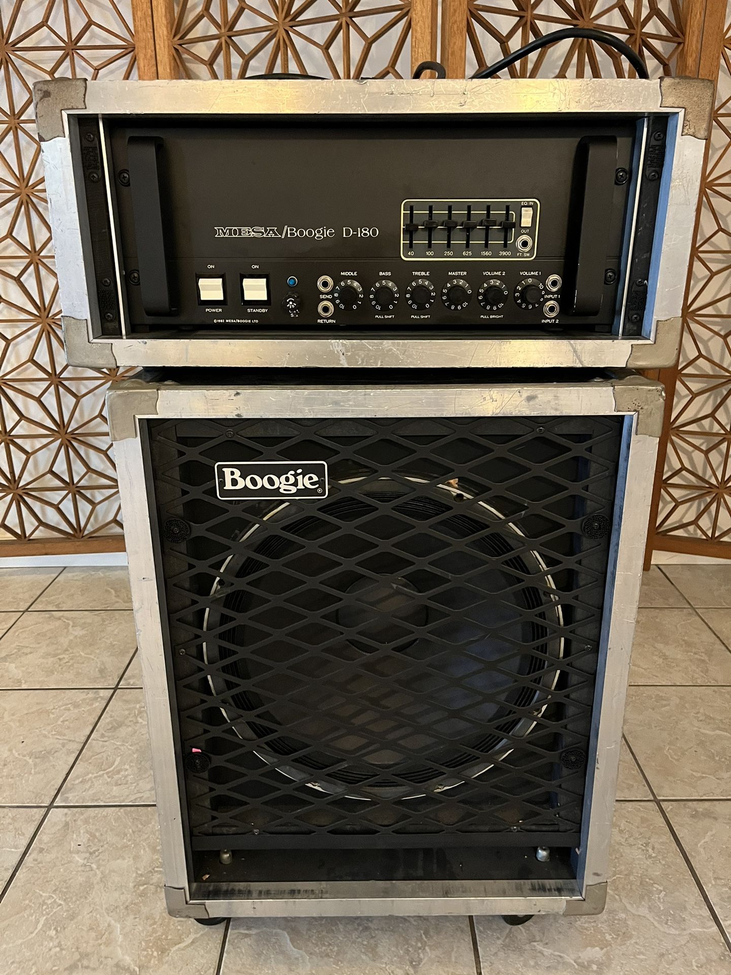 Mesa Boogie D-180 Bass Amp & Speaker