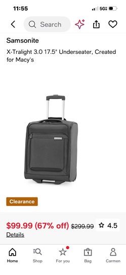 New Samsonite under the seater 16 inch