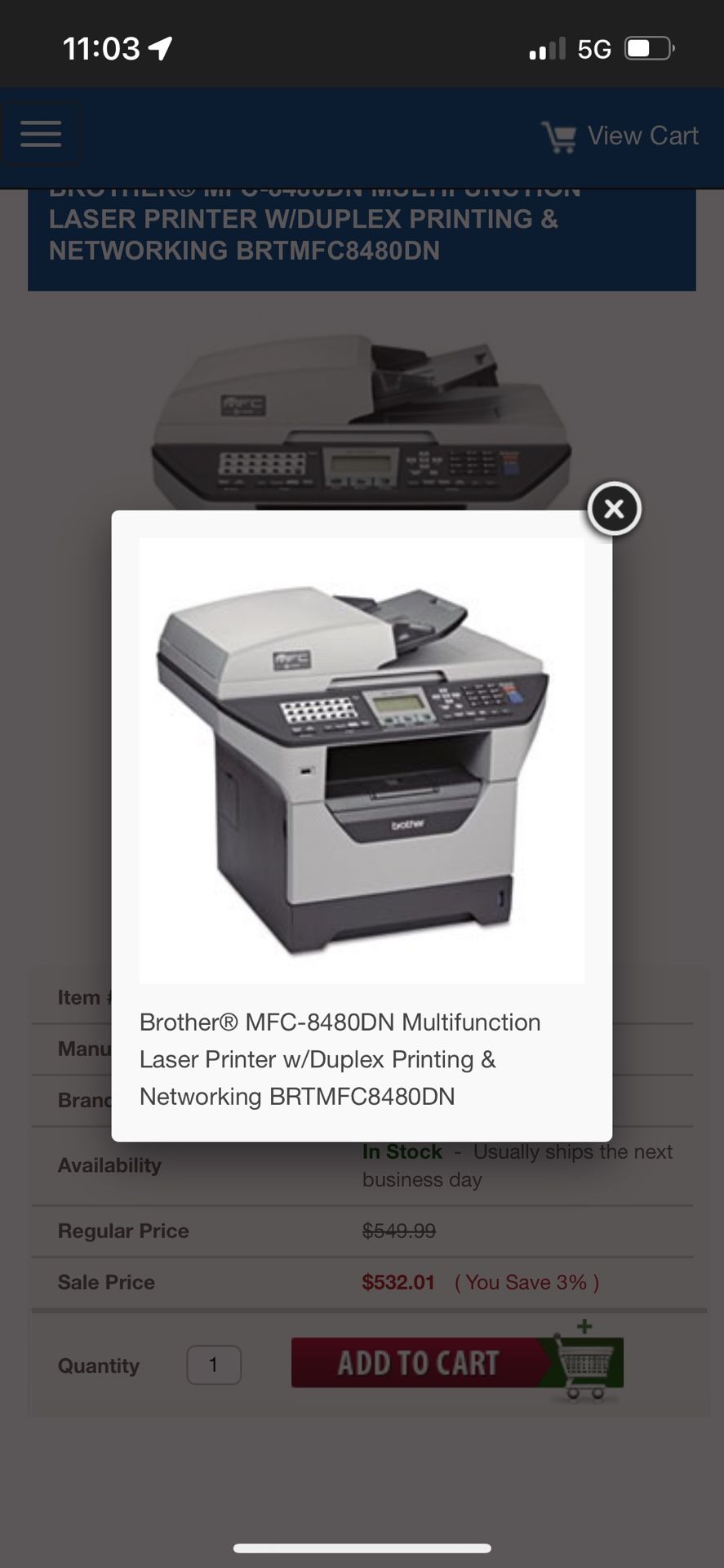 Brother Laser Printer