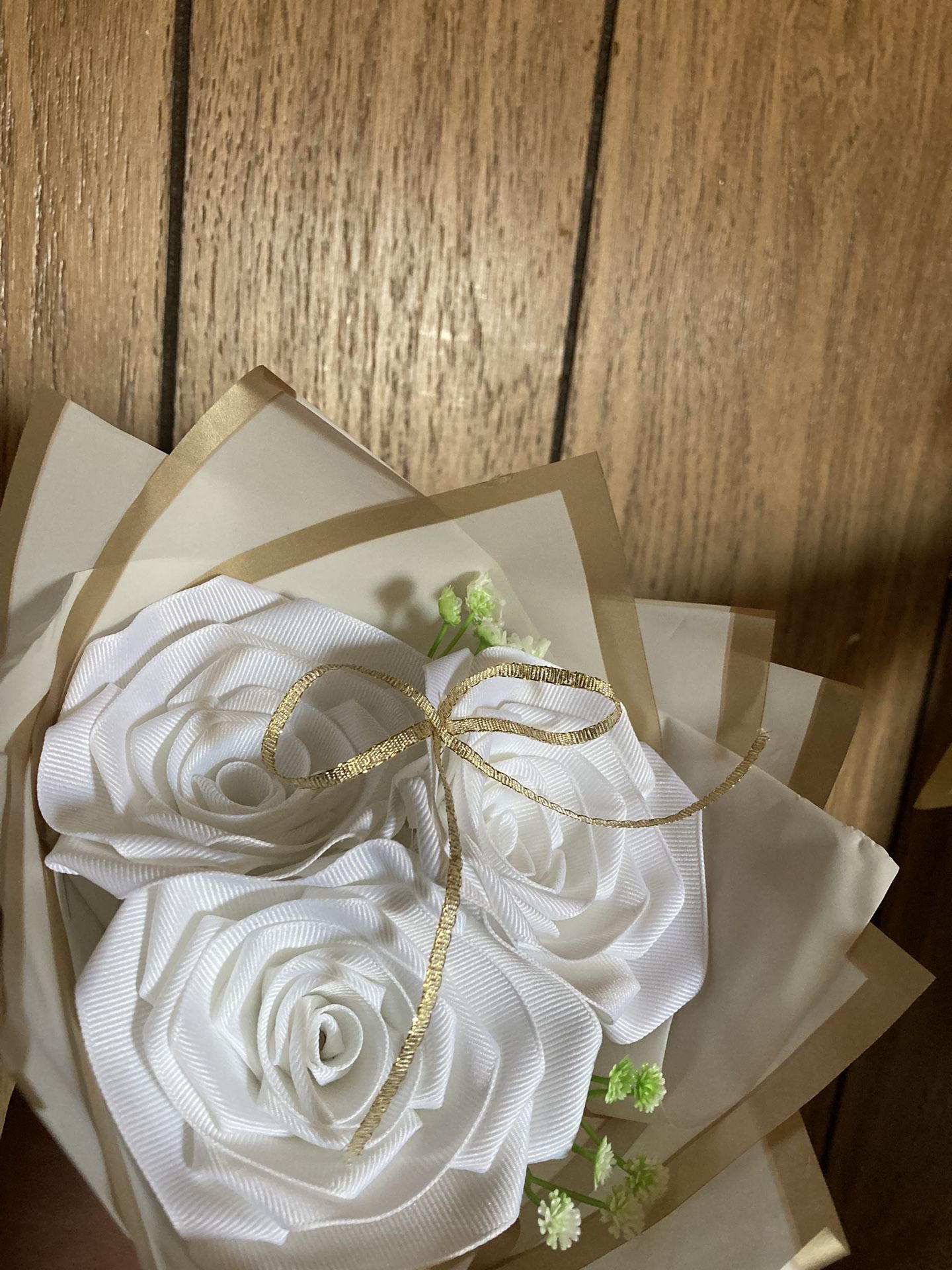 Flowers Bouquet Ribbon Roses Eternal Roses