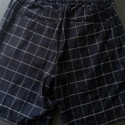 Topman Nice Casual Preppy Skin Grid Check Shorts