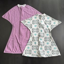 2 SleepingBaby Zipadee-Zip Transition Swaddles size Small  4-8M