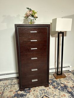 Espresso Narrow 6-Drawer Dresser - Delivery Available