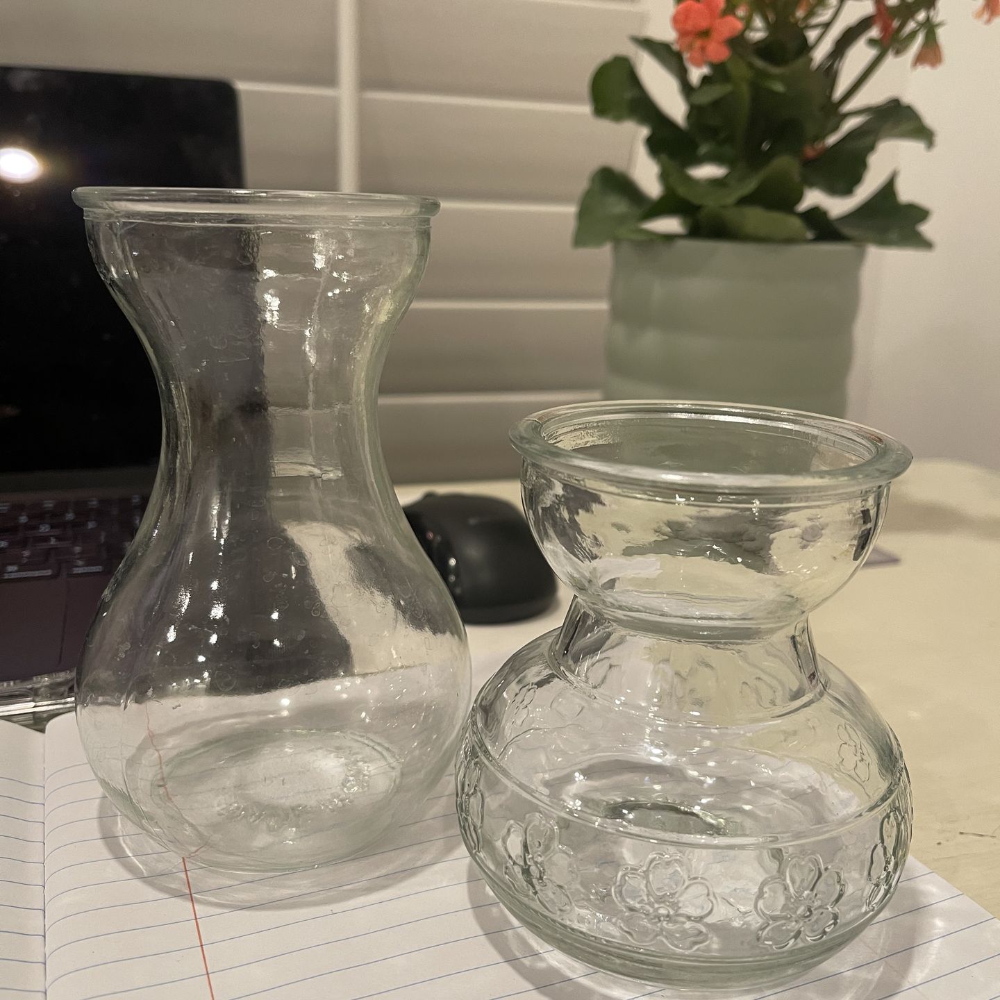 2 small vases