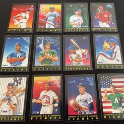 1991 Fleer Pro Visions Set Canseco Bonds Mcgwire Mattingly