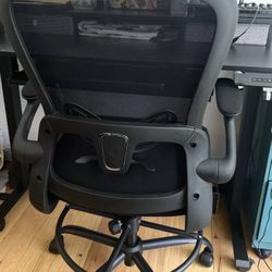 Ergonomic Mesh Drafting Chair with Adjustable Footrest Ring