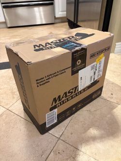 Master Airbrush Cool Runner II Airbrush Kit with 3 Airbrushes Acrylic Paint