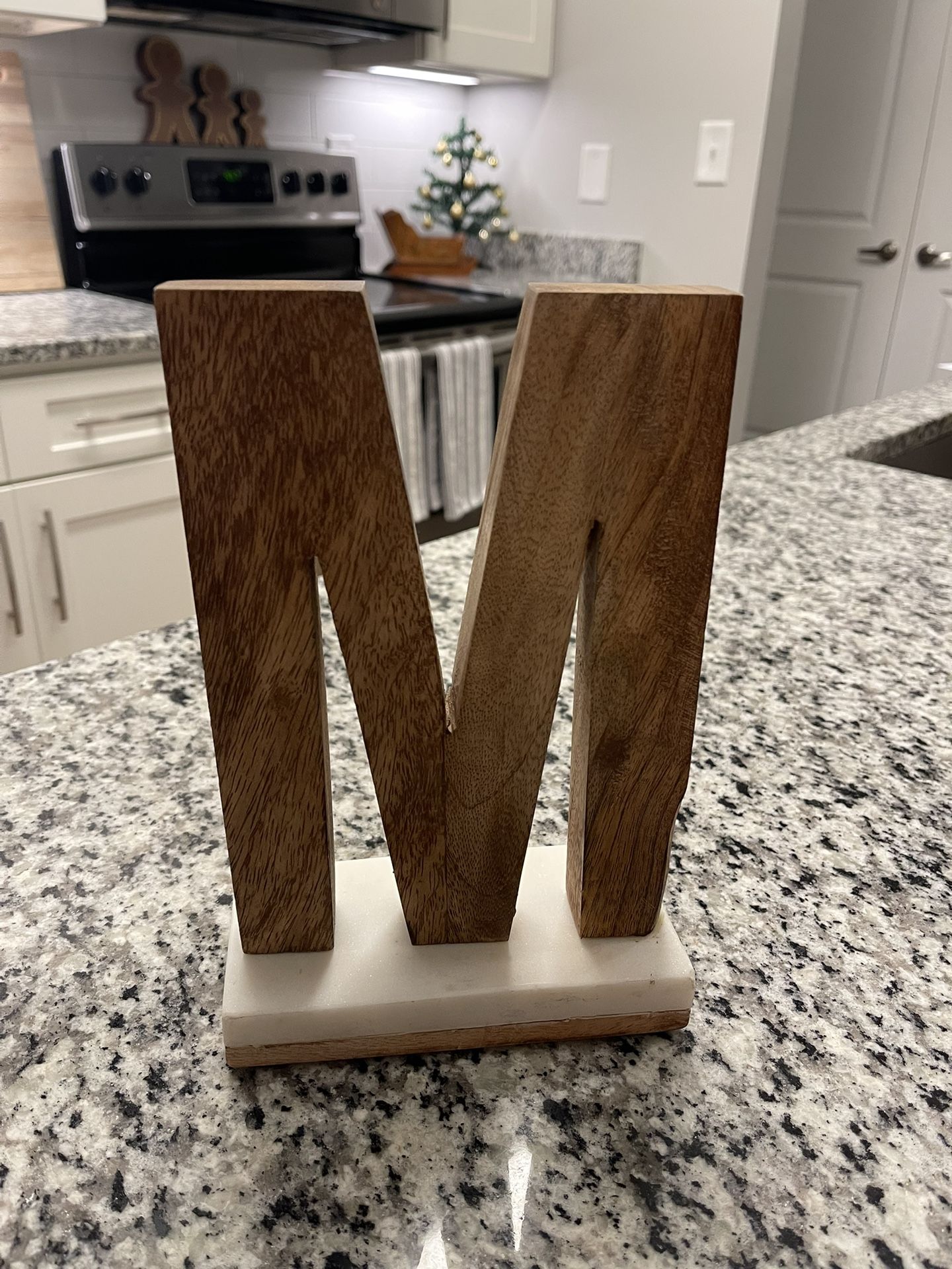 Wooden Letter M