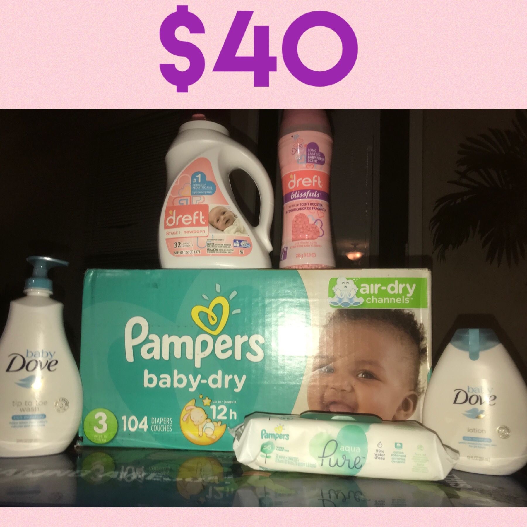 Size 3 Boxed Pampers Bundle