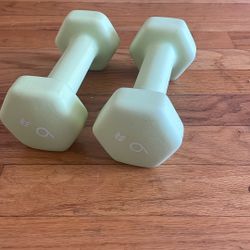 Light Green 6ibs Dumbbells 