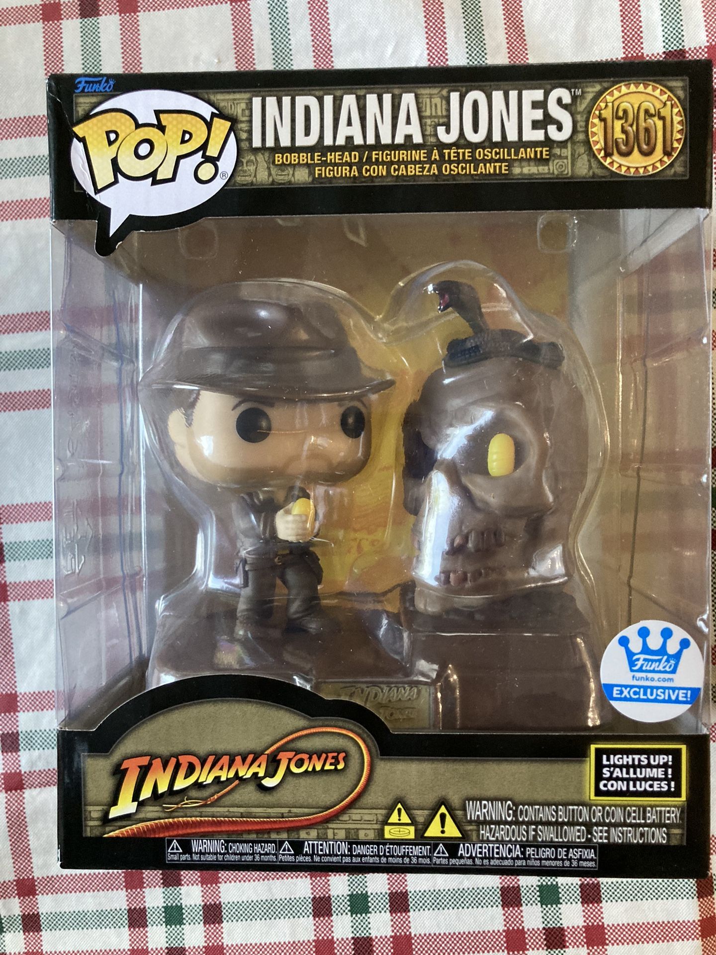 FUNKO POP INDIANA JONES DELUXE LIGHT UP EXCLUSIVE