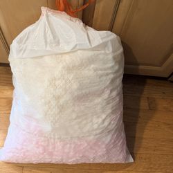 Free Garbage Bag Of Packing Peanuts