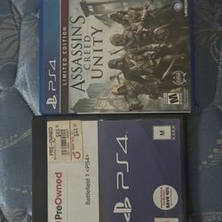 PS4 Games (Assassin Creed unity, Battlefield 1)