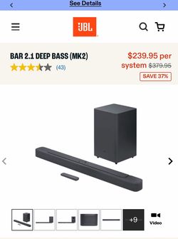 JBL Harman Bar 2.1 Deep Bass (MK2)