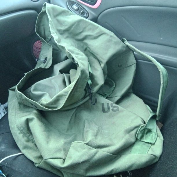 US Military Top Load Duffle Bag