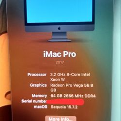 Imac PRO 27"