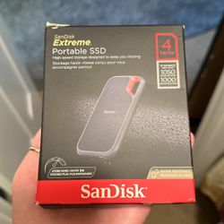 Sandisk Extreme, Portable SSD 4 TB/TO 1050mb/s Mo/s 