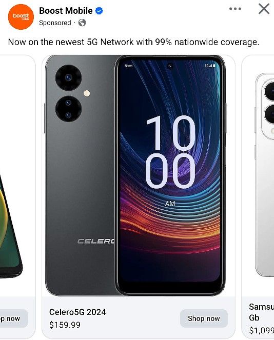 2024 Celero 5G Android Smart Phone Unlocked 🔓