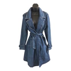 Denim Trench Coat
