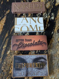 Makeup palettes for women new by lancome Two-Face Huda beauty and more. All different kinds, different brands $20 each