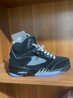 Nike Air Jordan 5 Retro Black University Blue 2026 GS Size 9.5