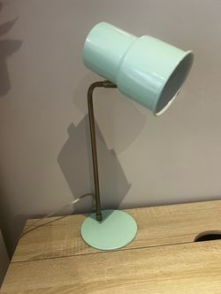Mint Green Metal Desk Lamp