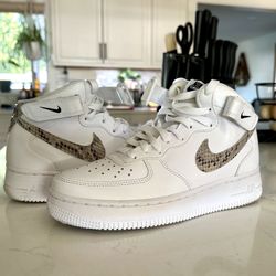 Bike Women’s Air Force 1 Snakeskin Swoosh
