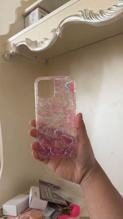 Pink iPhone 12 phone case