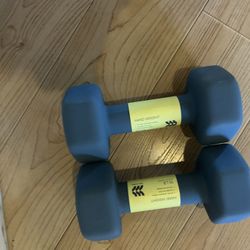 Pair of 10 lb Neoprene Dumbbells 
