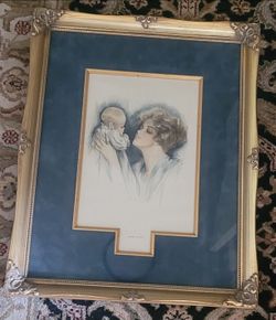 Print w Beautiful Frame & UV Glass