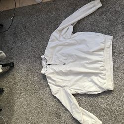 White Windbreaker 