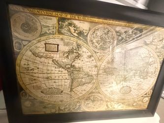 Map picture vintage