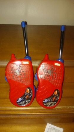 Spiderman walkie talkies