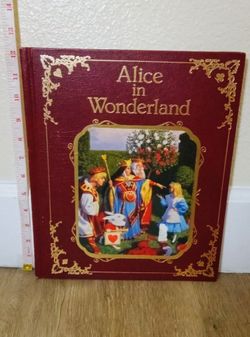 Alice In Wonderland Greg Hildebrandt Color Illustrations Leather Bound 1990