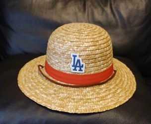LA DODGERS ONE PIECE STRAW HAT