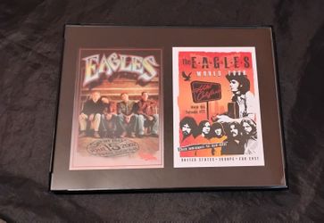 The Eagles Frame 8 inch x 10 inch GLASS NEW 
