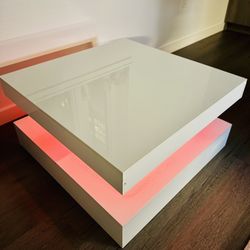 Coffee Table with Ambient Lighting 