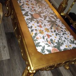 Gold Coffee Table