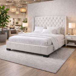 Queen Bed Frame White 