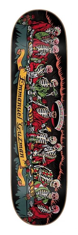Santa Cruz Guzman Dinning With The Dead Skateboard