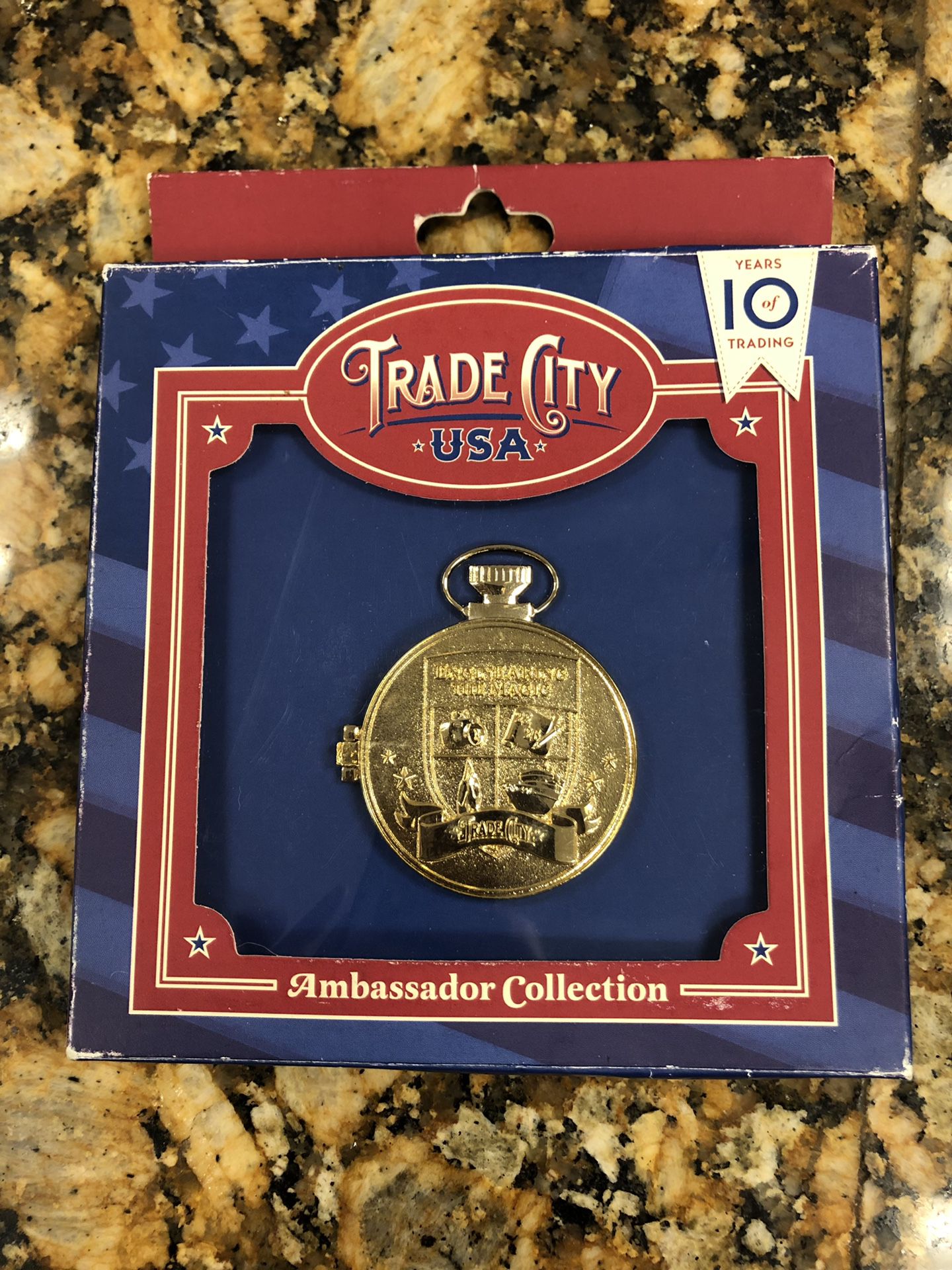 Disney pin trading limited edition pocket watch