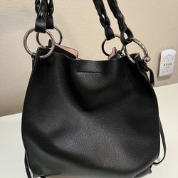 Rebecca Minkoff Kate Soft Black Leather Tote 