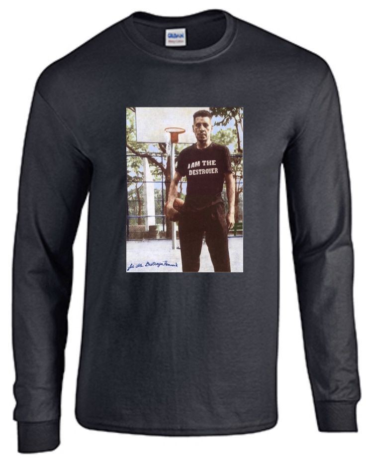 Joe Hammond “The Destroyer” NEW Black Long Sleeve (Heavy Cotton)